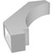 Ekena Millwork 4-in. W x 18-in. D x 24-in. H Imperial Architectural Grade PVC Knee Brace BRCP04X18X24IMP - alternate 4
